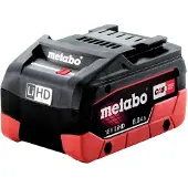 Metabo Pacco batterie LiHD da 18 V - 8,0 Ah