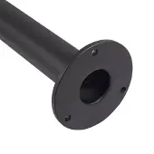LUCANDE Lampada LED da esterno Filor, nera, in alluminio, 250 cm