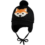 Maximo Mini Boy-Mütze Ausgenäht Berretto Bambini (45 cm, nero)