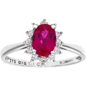 Diamant L'Eternel Anello argento