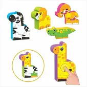 Reig Musicales Puzzle Di Blocchi Di Suoni Dello Zoo