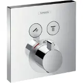 Hansgrohe ShowerSelect Termostato da incasso per 2 utenze, cromato, 1 pz.