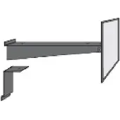 ABUS Specchio per Slatwall