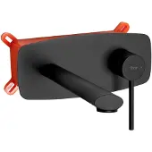 REA Rubinetto da Parete Oval Black