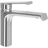 REA Rubinetto da Lavabo Hass Chrom Low