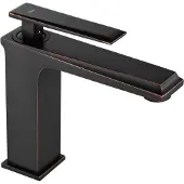 REA Rubinetto da Lavabo Romano Old Black Low