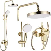 REA Set Doccia Bloom Gold