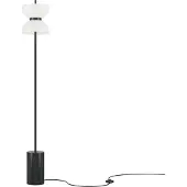 Maytoni Piantana LED Kyoto, nera, altezza 145 cm, marmo