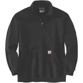 Carhartt Marquette 1/4-Zip Mock-Neck Sweatshirt Maglione Uomo (XXL, nero)
