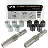 VAR Kit di riparazione filetti pedali PE-04700, passo 5/8x24, per braccio pedivella professionale.