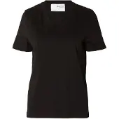 Selected Maglietta A Maniche Corte Con Collo A V Essential