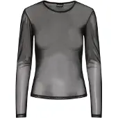 Pieces Top A Maniche Lunghe | Nero | XS