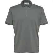 Selected Camicia Polo In Maglia Uomini Verde XL