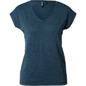 Pieces Maglietta Senza Maniche Con Collo A V Billo Lurex Stripes