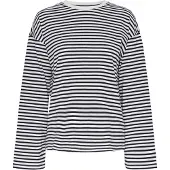 Pieces Top A Maniche Lunghe | Nero | XL