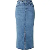 Vila Vijaf Midi Gonna Di Jeans