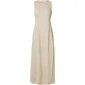 Selected Vestito Lungo Donne Beige 36