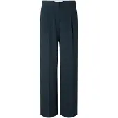 Selected Pantaloni Gamba Ampia Donne Blu 40