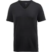 Icebreaker Anatomica S/S V Intimo lana merinos Uomo (L, nero)