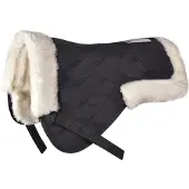 Waldhausen Cuscino sella in di agnello pony nero/naturale