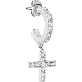La Petite Story Orecchini Hoop Cross