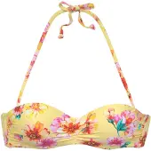 Sunseeker Top per bikini turchese / giallo / rosa / bianco