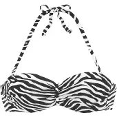 Venice beach Top per bikini nero / bianco