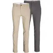 Jack & Jones Confezione Da 2 Pantaloni Chino Slim Fit