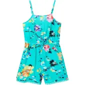 Desigual , Tuta corta spalline, Viscosa, Verde, 13/14