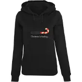 Merchcode Felpa 'Christmas Loading' rosso / nero / bianco