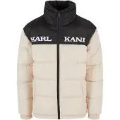 Karl kani Piumino Uomo Retro Essential Puffer Jacket Light Sand