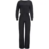 Winshape Tuta jumpsuit ' JS101LSC ' nero / bianco