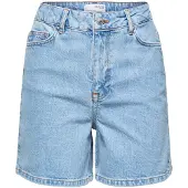 Selected Shorts In Denim Donne Blu 36