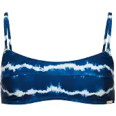 Superdry per donna. W3010368A Top bikini blu tie-dye (XXS), Casual, Beachwear, Poliestere