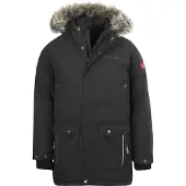 TROLLKIDS Kid's Nordkapp Jacket Parka Bambini (140, nero)