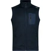 CMP Vest Jacquard Knitted Gilet in pile Uomo (58, blu)