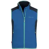 TROLLKIDS Kid's Balestrand Vest Gilet a vento Bambini (92, blu)
