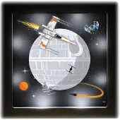 Paladone Lampada Fotograma Star Wars 21 Cm