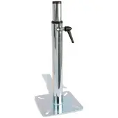 Pike N Bass Piede Telescopico Per Sedile In Acciaio + Piastra Base