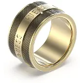 GUESS Anello Placcato Oro Moda Legacy Jumr03209Jwygbk Circuito 62 Mm — Anello