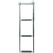 Oem Marine Scala Telescopica 3030319 Acciaio Inossidabile 3 Passi