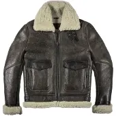 Helstons Giacca Di Pelle Bombardier Thunder