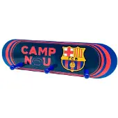FC Barcelona Appendiabiti Da Parete In Legno