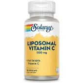 Solaray Capsule Liposomal Vitamin C 500mg Vitamins 30 Unità