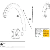 Mavic Cerchione Posteriore Cosmic Sl45 Ebm X20
