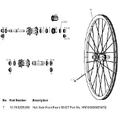 Sram Asse Del Mozzo Anteriore Roam 50