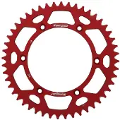 Supersprox Pignone Posteriore Aluminium 48d Ral1512x48red