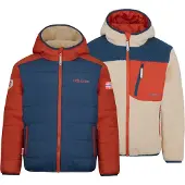 TROLLKIDS Kid's Sandvika Turnover Jacket Giacca in pile Bambini (152, variopinto)