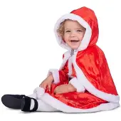 MOM Monada Di Natale Vestita Con Ali E Cappuccio