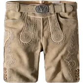 Stockerpoint Pantaloni per costume tradizionale 'OLIVER' sabbia / marrone / argento